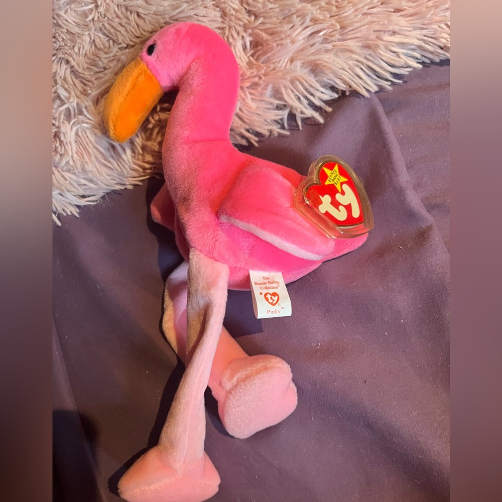 Ty Pink Flamingo Plush Toy